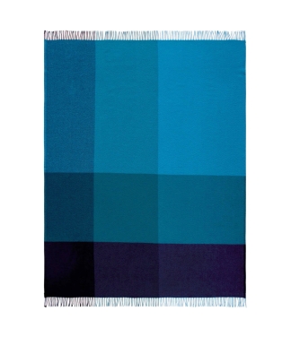 Merino vilnos pledas Deep Ocean Blue 5307