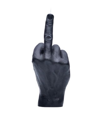 Rankų darbo žvakė F*ck You Black