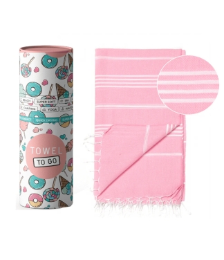 Vaikiškas paplūdimio rankšluostis Ipanema Pink