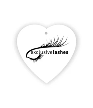 personalizuotas auto kvapukas su logo širdelės forma