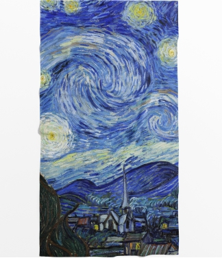 Paplūdimio rankšluostis Vincent Van Gogh Žvaigždėta naktis