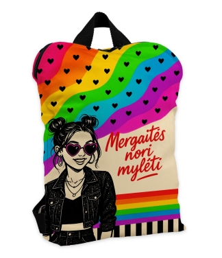 Kuprinė moterims, Įvairiaspalvis