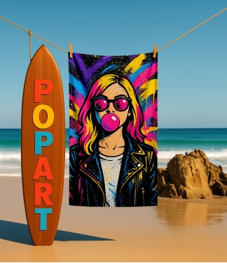 Paplūdimio rankšluostis, Pop Art