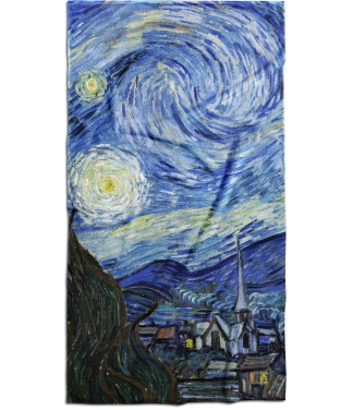 Paplūdimio rankšluostis Vincent Van Gogh Žvaigždėta naktis