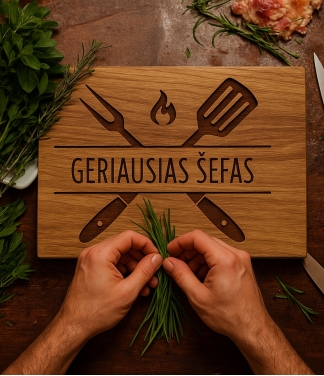 Medinės lentelės DOVANOS VYRAMS