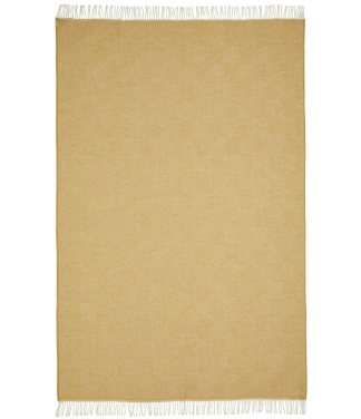 kokybiškas vilnonis pledas rombai geltona spalva