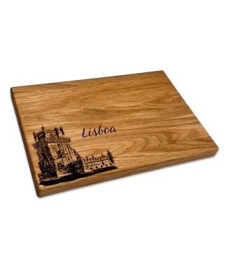 Graviruota ąžuolinė pjaustymo lentelė Lisboa