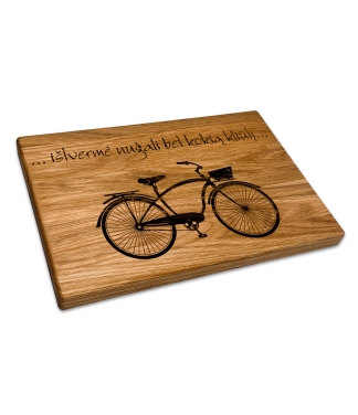 Graviruota ąžuolinė pjaustymo lentelė Bicycle