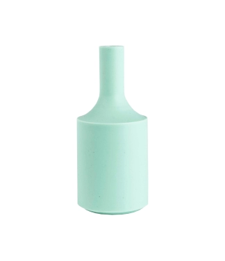 Silikoninis lemputės lizdo cokolio gaubtas pale turquoise