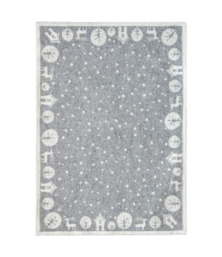 Pilkas vilnonis pledas vaikams