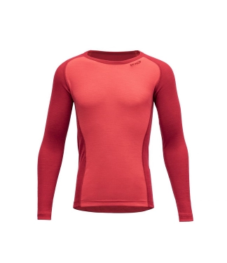 Raudona merino vaikiška palaidinė Devold