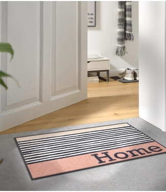 Plaunamas durų kilimėlis Home Stripes
