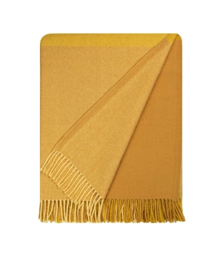 Stilingas ir švelnus merino vilnos pledas Scandimama Cornfields yellow 5308