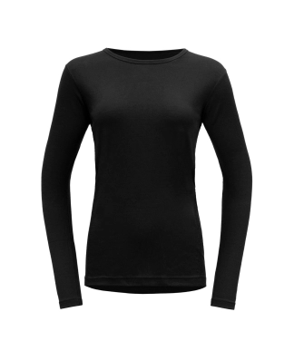 Merino vilnos juoda moteriška palaidinė