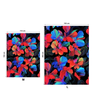 Gėlėti pledai interjero idėjos