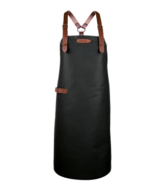 Odinė prijuostė su kryžminiais diržais Bovine BBQ2 SBA390141 BL