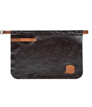 Trumpa odinė prijuostė juoda New York Brown