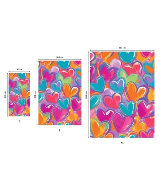 Paplūdimio rankšluostis, Širdelės