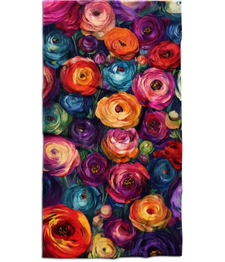 stilingas rankšluostis vasarai gėlės