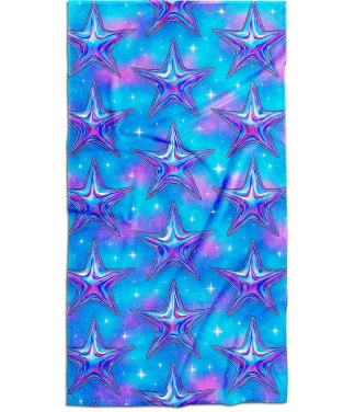 mėlynas paplūdimio rankšluostis