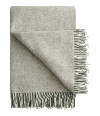 kokybiškas vilnonis pledas su kutais