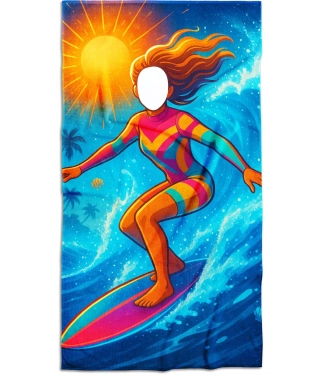 Rankšluostis su jūsų veidu, Surfer girl