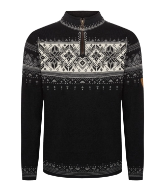 raštuotas vilnonis vyriškas megztinis