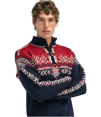 vyriškas megztinis vilnonis tamsiai mėlynas