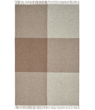 šviesiai rudas vilnonis pledas