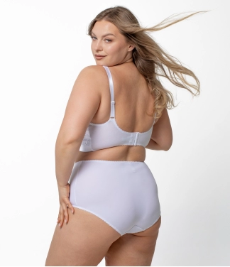 balta liemenėlė moterims didelei krūtinei