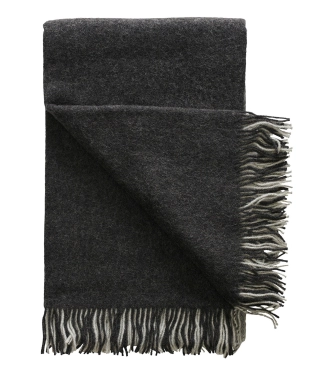 Norvegiškos avių vilnos pledas Scandimama Grey 3152