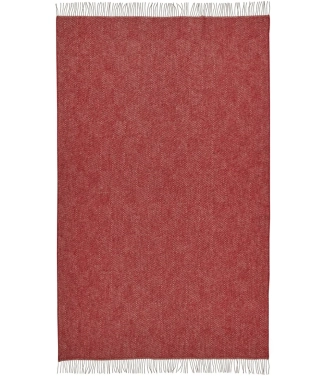 Vilnonis pledas su rombų motyvais Scandimama Granite Red 0177