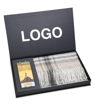 verslo dovanos su logotipu salikas ir zvake