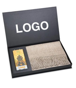 verslo dovanos su logotipu salikas ir zvake