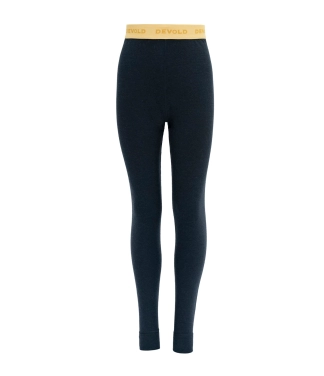 tamsiai mėlynos merino vilnos kelnės devold