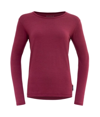 Termo palaidinė moterims tamsiai raudona Devold