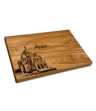 Ažuolinė pjaustymo lentelė Paryžius Monmartras