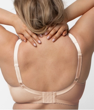 medvilninė liemenėlė kūno spalva