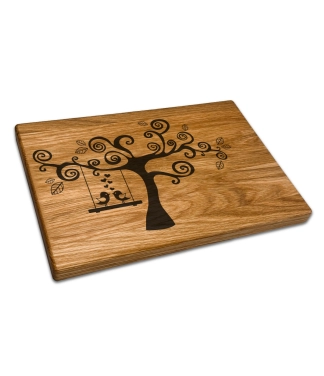 Medinė pjaustymo lentelė iš ąžuolo