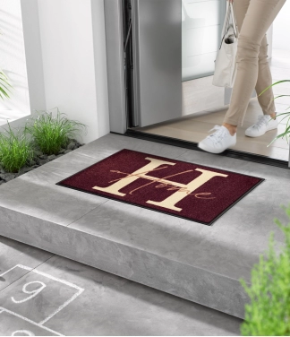 plaunamas duru kilimelis namams rudas