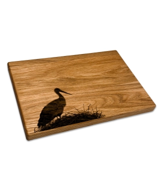 Medinė pjaustymo lentelė Gandras