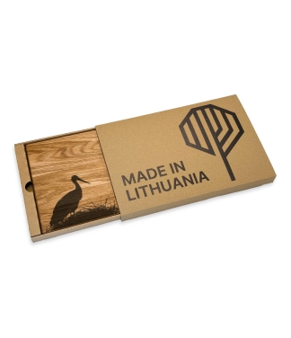 Dovanos idėjas medinė lentelė su dėžute