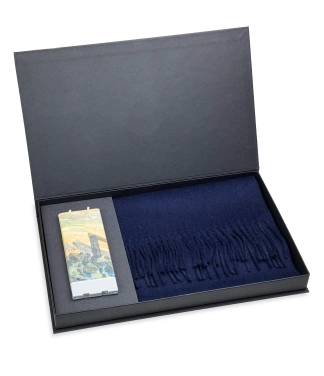 dovanų rinkinys vyrams šalikas ir žvakė