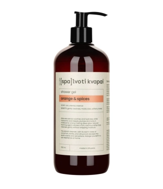 dušo gelis apelsinas prieskoniai