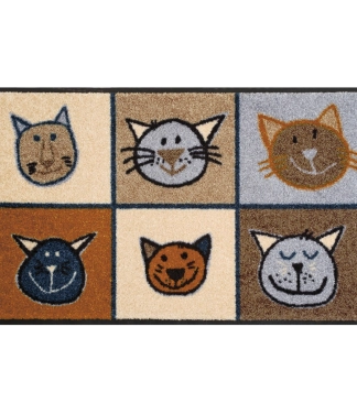 Durų kilimėlis su katinais Miau Miau
