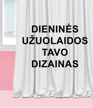Dieninės užuolaidos personalizuotos