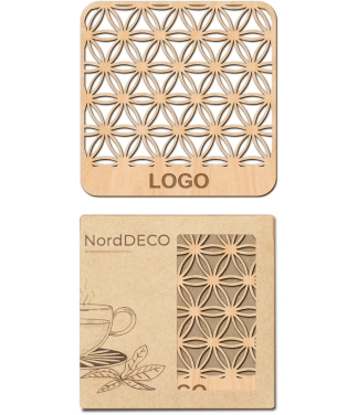 Padėkliukas su logotipu H330 ir dėžutė
