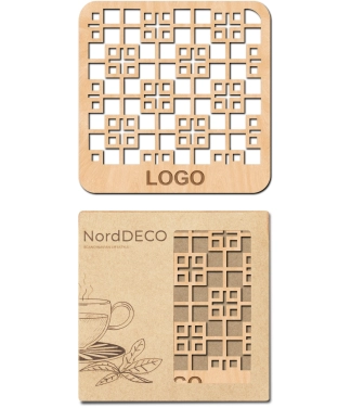 Padėkliukai Dzūkai su logotipu ir pakuotė