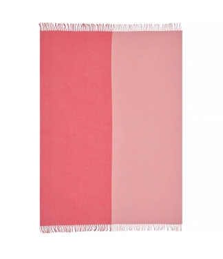 Rausvų atspalvių merino vilnos pledas Scandimama Vermilion Coral 2211