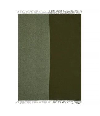 Žalios spalvos tonų merino vilnos pledas Scandimama Moss Seaweed 2213